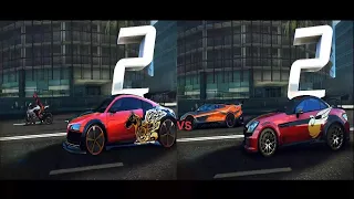 《DS AUTO》Mercedes-Benz SLK 55 AMG SE VS Audi R8 E-tron SE, 5 битва туринра авто. Asphalt 8 Airborne