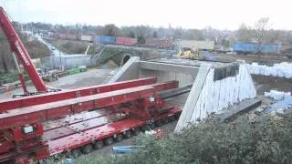 Time Lapse - Rail bridge replacement, Reading (alternative ending)