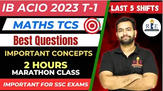 TCS Lastest Exams maths| IB ACIO 2023 Tier-1 Best questions of last 5 shifts 🔥
