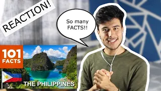 REACTION to 101 facts about the PHILIPPINES (BEST REACTION)