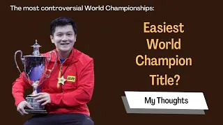 Did Fan Zhendong deserve the World Champion Title?