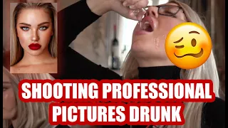 Drunk Photoshooting Challenge with Beauty Photographer Tamara Williams who never drinks