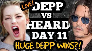 WATCH LIVE! Johnny Depp VS Amber Heard! DAY 11! For those HUGE DEPP WINS?!
