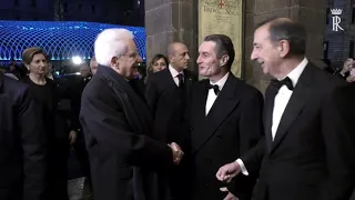 Milano - Il Presidente Mattarella all Teatro alla Scala (07.12.19)
