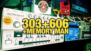 TB-303 TR-606 Memory Man Jam