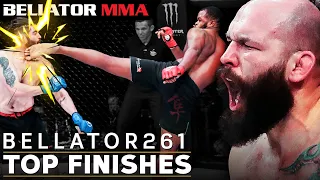 Top Fight Finishes ft. Bellator 261 Fighters | Bellator MMA