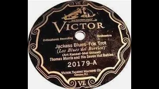 Thomas Morris and his Seven Hot Babies "JackAss Blues" (New York 7-13-1926) Victor 20179-A.