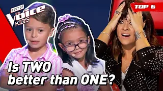 CUTEST and most TALENTED SIBLINGS on The Voice Kids! 😍 | Top 6