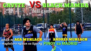 ANDRES MUHLACH basketball in Madrid|Full Video|PINOY-MADRID ballers|CAVITE vs BLACK MAMBA