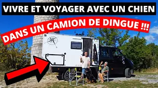 il VIVENT À TEMPS PLEIN DANS LEUR CAMION AVEC 1 CHIEN [VANTOUR] #camionaménage #vantour ft les ZEP