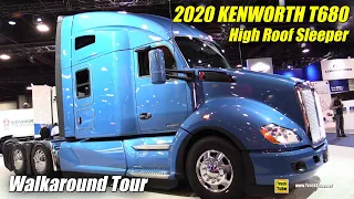 2020 Kenworth T680 High Roof Sleeper Truck - Exterior Interior Walkaround