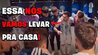 O discurso EMOCIONANTE de MESSI antes da final da Copa América