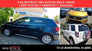 Dovoz auta s klientkou a Suzuki SX4 S cross Benzín, 4X4. Ceny Suzuki v Německu. DovozAut s Mujdovoz.