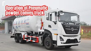 Pneumatic Powder Convey truck// Indutricial Vacuum Truck Operation Tips from CLW Group