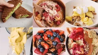 A Week of Healthy Vegan Breakfasts