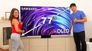 Brilliant 77" Samsung S95D - Matte Finish OLED