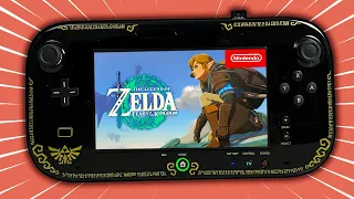 Playing Zelda Tears of the Kingdom on my Wii U…
