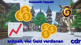 GommeHD Citybuild schnell viel Geld verdienen - der Geheim Tipp 2022