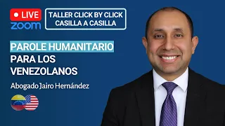 Taller Parole Humanitario con Jairo Hernandez