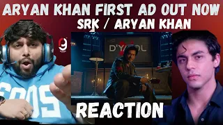 ARYAN KHAN FIRST AD | D’YAVOL X Luxury Streetwear Exclusive Announcement | SHAHRUKH KHAN | REACTION