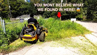 He tried to HIRE my company I told him ITS FREE.. EXTREMELY OVERGROWN LAWN *INSANE TRANSFORMATION