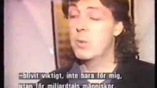 1989 McCartney World Tour Reports Sweden