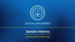 Sandro Manno - The Lemon Law Experts