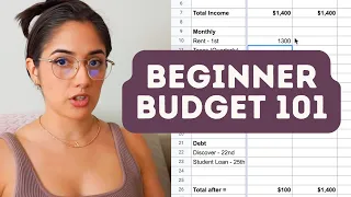 Budgeting for Beginners 2022 - FREE TEMPLATE, easy to use
