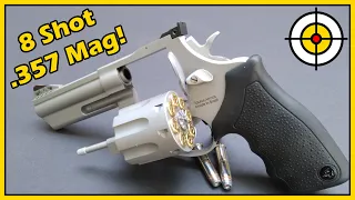 Taurus Model 608, 8 Shot .357 Magnum Revolver Unbox & Range Testing!