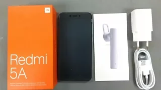 Распаковка и первый запуск Xiaomi Redmi 5A и Bluetooth гарнитуры