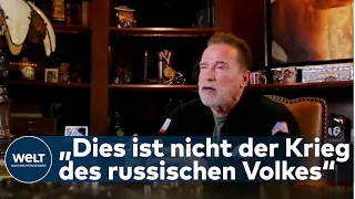 UKRAINE-KRIEG: Schwarzenegger ruft Russen zum Kampf gegen Propaganda auf