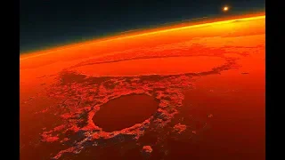 Flying over Mars.Пролетая над Марсом! Фантастические виды планеты Марс