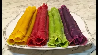 Цветные Блины / Colored Pancakes / Разноцветные Блины / Красивые Блины На Масленицу