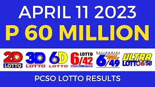 Lotto Result April 11 2023 9pm PCSO