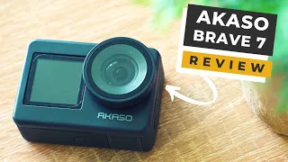 Экшнкамера AKASO BRAVE 7. Распаковка и обзор. Примеры видео в 4к/30fps.