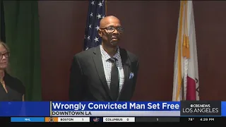 Man wrongfully convicted of murder set free after nearly 40 years in prison