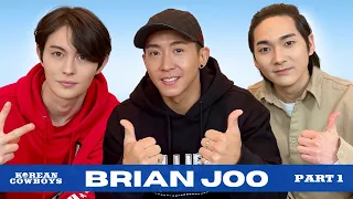 THE BIG SUNBAE IS HERE!!! BRIAN JOO! 브라이언 선배님이 오셨어요! | Korean Cowboys Podcast S3E3 (Brian Part 1)