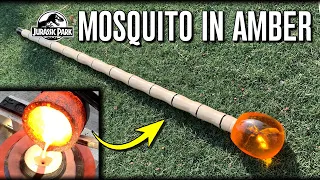 Making The Mosquito In Amber Cane From Jurassic Park - Bronze Mosquito Casting & Resin Art