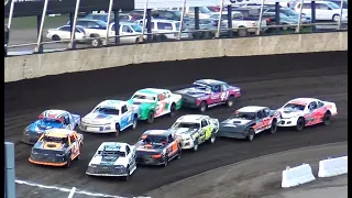 Dirt Crown IMCA Stock Car - Heat races @ Huset's Speedway 2023