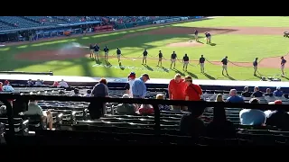 right side view of infield at progressive field