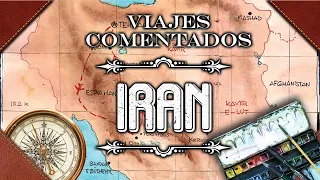 Iran viaje comentado. Viaja online con mis acuarelas de viaje, mientras comento el cuaderno original