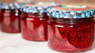 Delicious Raspberry Jam 👍 Raspberry for Tea for the Winter IrinaCooking