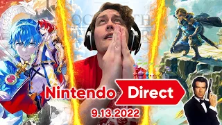 Nintendo Direct 9.13.2022 Reaction - RogersBase Reacts