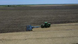 Land preparation for wheat crop (2023) John Deere tractors and Lemken discs