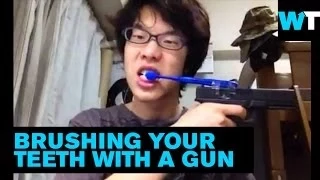 Toothbrush Gun Demo From Japan Makes Our Day | What's Trending Now
