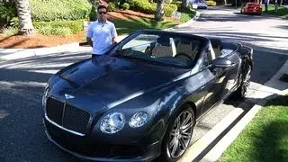 New Bentley Continental GT Speed Convertible - Luxury at 200 MPH!