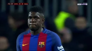 Samuel Umtiti vs Real Sociedad (Home) 16-17 HD (26/1/2017)