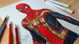 Drawing Spider-Man No Way Home | New Suit