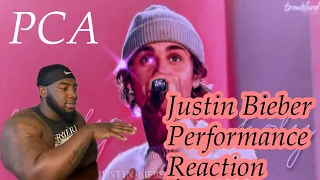 Justin Bieber Performs “Lonely (With benny blanco)” and “Holy” at PCAs | REACTION