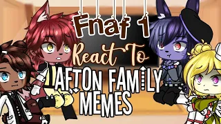 Fnaf 1 reacts to Afton family memes | Fnaf | Afton Family | Picka_Clara